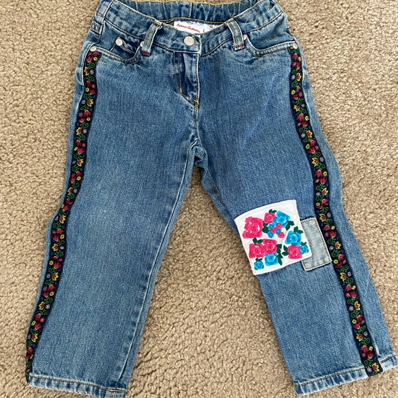 Hanna Andersson Other - Girls Hanna Andersson Patch Jeans 3T 100